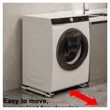 Appliance Rollers Heavy Duty,Max 32in,Second Generation Extendable Appliance Rollers Mobile Washing Machine Base Easily Move Washing Machines, Dryers, Refrigerators, Furniture (White)