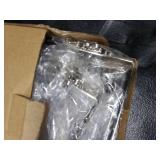 Stocking Holders for Mantle, Set of 5 Christmas Stocking Holders for Fireplace, Stocking Hangers for Mantel, Snowflake Reindeer Tree Santa Stocking Hooks for Christmas Mantel Decoration, Silver