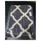 SHACOS Washable Runner Rug 2x6 ft Non Slip Entryway Kitchen Runner Rug Long Door Mats Rubber Backing Carpet Runners for Hallway Garage Laundry Room, Black