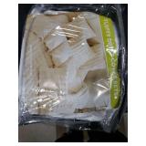 Tokokimo Fluffy Duvet Cover Set Queen Size, Faux Fur Duvet Cover Set Soft Reversible Bedding Set, White Comforter Cover with 2 Pillow Cases, All Season Fuzzy Comforter Cover Set