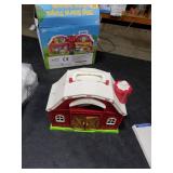 Aigybobo Farm Animals Big Barn Toys for 1 2 3 Year Old, Toddler Montessori Learning Toy, Farm Playset with Animal Figures and DIY Stickers, Christmas Birthday Gift for Baby Boys Girls Age 12-18 Months