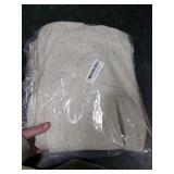 H.VERSAILTEX 72 inch Blackout Curtains, 100% Absolutely Blackout Thermal Insulated Textured Linen Look Curtain Draperies Anti-Rust Grommet Linen Curtains Blackout, 2 Panels, Natural