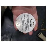 Beliran Nonna Ceramic Ornaments, Nonna Loved Beyond Words Decorative Hanging 0rnament, Grandma Gifts for Mother