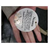 Beliran Nonna Ceramic Ornaments, Nonna Loved Beyond Words Decorative Hanging 0rnament, Grandma Gifts for Mother