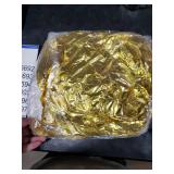 Ceenna 150 Feet Christmas Tinsel Garland Metallic Twist Garland Shiny Hanging String Ornaments for Christmas Tree Party Supplies Indoor and Outdoor Decoration(Gold)