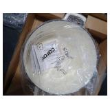 CAROTE Enameled Cast Iron Dutch Oven Pot with Lid, 4 QT Dutch Ovens, Heavy-Duty Cast Iron Pot for Sourdough Bread Baking, Braising, Stews, Roasting, Healthy & Non-Toxic, Dual Handles, All Stovetop