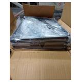 8 Pack L14 x H 10 Black Heavy Duty Shelf Brackets with Screws Metal Shelf Brackets Shelf Support Angle Brackets for Shelves L Brackets Heavy Duty Floating Shelf