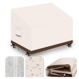 CNCZMH Heavy Duty Patio Sofa Covers Waterproof, Outdoor 3-Seater Couch Cover Waterproof, 600D Outdoor 2-Seater Loveseat Furniture Covers with Air Vent Handle 70