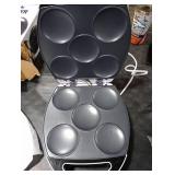 Electric Arepa Maker and Mini Pancake Maker by StarBlue with FREE Arepa Recipes eBook - Quick and making 5 Venezuela and Colombia styles Arepas in 6 minutes AC 120V 60Hz 1200W