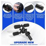 Adjustable Tib Bar, Tibialis Trainer, Tibia Dorsi Calf Raise Machine, Knees Over Toes Equipment for Strengthening Calve, Shin & Ankle, Leg Workout, Fit 2 Weight Plates & All Shoe Size