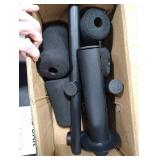 Adjustable Tib Bar, Tibialis Trainer, Tibia Dorsi Calf Raise Machine, Knees Over Toes Equipment for Strengthening Calve, Shin & Ankle, Leg Workout, Fit 2 Weight Plates & All Shoe Size