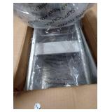 Vincona Slim Rolling Storage Cart, 4 Tier Metal Narrow Utility Cart with Handle and Wood Top, Multifunctional Small Mobile Shelf Unit Organizer Trolley for Laundry, Bathroom, Kitchen