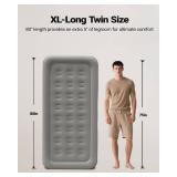 iDOO Twin XL Air Mattress Built in Pump, Upgraded Inflatable Blow up Mattress, 2-Min Twin Size Air Mattress for Home Guest, 80