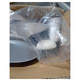 HBTower Potty Training Seat with Step Stool Ladder for Toddlers, Adjustable Kids Toilet Seat with Splash Guard, Anti-Slip Pads & Safety Handles, Comfortable Potty Chair for Boys & Girls (Grey)