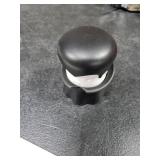 OTOTO Gracula Garlic Crusher, Garlic Mincer, Also for Ginger, Nuts, Chili, Herbs - Twist Top Mincer & Easy Squeeze Manual Press Peeler, Goth Gifts