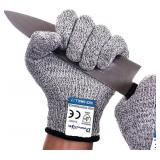 Dowellife Cut Resistant Gloves Food Grade Level 5 Protection, Safety Kitchen Cut Gloves for Chef Oyster Shucking Mandolin Knife Butcher Meat Cutting