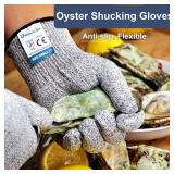 Dowellife Cut Resistant Gloves Food Grade Level 5 Protection, Safety Kitchen Cut Gloves for Chef Oyster Shucking Mandolin Knife Butcher Meat Cutting