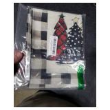 Oeyliz Christmas Table Runner Merry Christmas White Black Table Runner Plaid Table Runner Christma Tree Table Decor Coffee Tables Runner 13x72 Inch Xmas Kitchen Table Xmas Farmhouse Home Party Decor