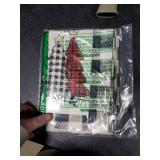 Oeyliz Christmas Table Runner Merry Christmas White Black Table Runner Plaid Table Runner Christma Tree Table Decor Coffee Tables Runner 13x72 Inch Xmas Kitchen Table Xmas Farmhouse Home Party Decor