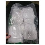 COMON HOME White Pinch Pleated Curtains 102 Inches Long for Living Room Bedroom Light Filtering Pinch Pleat Linen Curtain Neutral Boho Farmhouse Snow White Pleated Drapes with Hooks Rings Clips Set