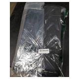 eqivei Kitchen Rugs and Mats Non Skid Washable Set of 2 PCS, Absorbent Runner Rugs for Kitchen, Front of Sink, Kitchen Mats for Floor, 17.3x 47+17.3x 29 (Black)