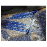 Bokon Electric Hanukkah Menorah Wooden Menorah Candleholder with 9 Branch LED Chanukah Candle Battery Powered Flameless Chanukah Candles Light up for Hanukkah