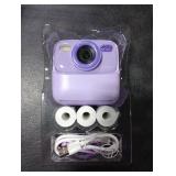 Kids Instant Digital Cameras for Boys and Girls, 1080P HD Dual-Lens Selfie Digital Camera with Print Paper & 32G Card, Christmas Birthday Gifts Toys for Toddler and Teenagers Age 3-16 Years Old