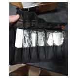 Esie Houzie Charcuterie Board Accessories - 6 Piece Cheese Knife Set Stainless Steel With Acacia Wooden Handle for Cheese Serving Cutting, Cheese Tools Butter Knife With Storage Bag Included Gift Set