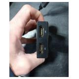 Minthouz 4K HDMI Splitter for Dual Monitors, DisplayLink Certified Dual Monitor Splitter, USB 3.1 to HDMI Adapter for Windows 10/11 & MacBook M1/M2/M3/M4, Support for Dell/HP/Lenovo/Surface Laptops