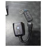 DEWENWILS Outdoor Dimmer for String Lights with Remote Waterproof Plug-in Dimmer, 100FT Range, 150W Dimmable LED/300W Tungsten Bulbs, Dimmer Switch for Dimmable String Lights