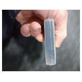 HOUYITOU 6PCS 3.11 x 1.57 inch Black Flat Mending Plate, Metal Bracket with Holes, Straight Steel Brace Fixing Joining Plate for Wood with 36PCS Screws