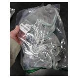 Cosy Family 10 Pack Makeup Remover Wash Cloths - Soft Microfiber Fingertip Facial Cleansing Cloths for Hand and Make Up, 12 x 12 in, Grey