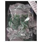 Cosy Family 10 Pack Makeup Remover Wash Cloths - Soft Microfiber Fingertip Facial Cleansing Cloths for Hand and Make Up, 12 x 12 in, Grey