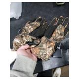 GVDV Hunting Heated Gloves for Men, 7.4V 3400mAh Rechargeable Touch Screen Heating Gloves with 2 Battery Packs, Winter Hand Warmers Glove for Outdoor Hunting Fishing Shooting Hiking, Camouflage, L