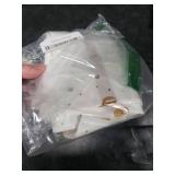 HRX Package 50pcs Christmas Treat Bags, 5.8x9x2.4 inch Drawstring Gift Bags Candy Bags Party Favor Bags for Goodies Cookies