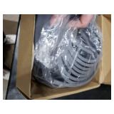 Flexible Race Car Track 15 Ft Starter Set with Suction Cups Compatible with Diecast 1/64th Car for Ages 3 & Up Classic Blue and Red Double Track Long Rolls Up Portable (Gray)