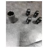 Gorilla Automotive 71631NBC Acorn Black Chrome Wheel Locks (12mm x 1.50 Thread Size) Pack of 4