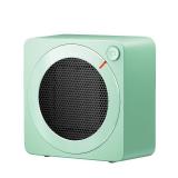 Gaiatop Mini Space Heater, Lightweight PTC Ceramic Fast Heating 500W Energy Efficient for Indoor Use, Overheating & 45° Tip-Over Protection, Portable Desk Electric Heaters for Office Home Green