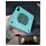 Gaiatop Mini Space Heater, Lightweight PTC Ceramic Fast Heating 500W Energy Efficient for Indoor Use, Overheating & 45° Tip-Over Protection, Portable Desk Electric Heaters for Office Home Green