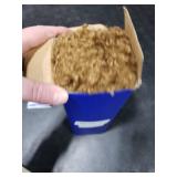 MIULEE Pack of 2 Faux Fur Throw Pillow Covers 18x18 Inch Bronze Boucle Decorative Sherpa Pillow Covers Fuzzy Accent Soft Sheepskin Fleece for Boho Home Decor Sofa Living Room Couch Bed