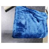 Utopia Bedding Navy Fleece Throw Blanket