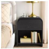 Better Homes & Gardens Juliet Nightstand with USB, Rich Black Finish - Retail: $88