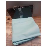 95"x52" Insulated Back Tab Blackout Window Curtain Panels Blue - Lush Dcor: Noise Reduction, Energy Efficient, Thermal