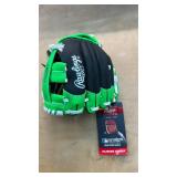 Rawlings Youth Players Series 9-inch baseball/softball glove with a basket web design Ages 3-5Years