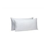 Amazon Basics Down-Alternative Pillows for Stomach and Back Sleepers, Soft Density, 20 X 36 Inches, 2-Pack, White