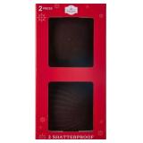 2 Count Dark Brown Velvet-Feel Jumbo Shatterproof Christmas Ornaments, 5.9", by Holiday Time