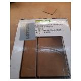 NutriChef 2-Pack Nonstick XL Cookie Sheets for Baking - 22" x 16" Extra Large Carbon Steel Oven Baking Trays - Non Stick Coating, Stackable Baking Pans - Retail: $93