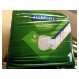 FitRight Extended Wear Stretch Briefs, Size 1 | Case of 80 | Carewell - Retail: $100