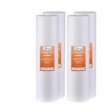 iSpring FP25BX4 High Capacity 20 x 4.5 Water Replacement Cartridge Fine Sediment Filter, 4 pieces / 5 microns, White, 4 Count - Retail: $97