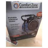 Comfort Zone 240V Portable 3600Watt Industrial Heater - Retail: $75